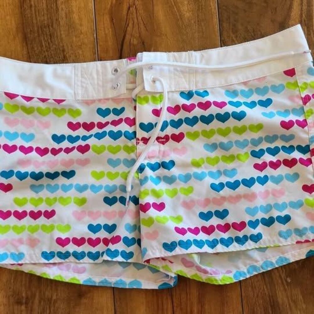 LiLu Boardshorts Womens Juniors Size 5 Multi Color Shorts Beach Surfing Swimming